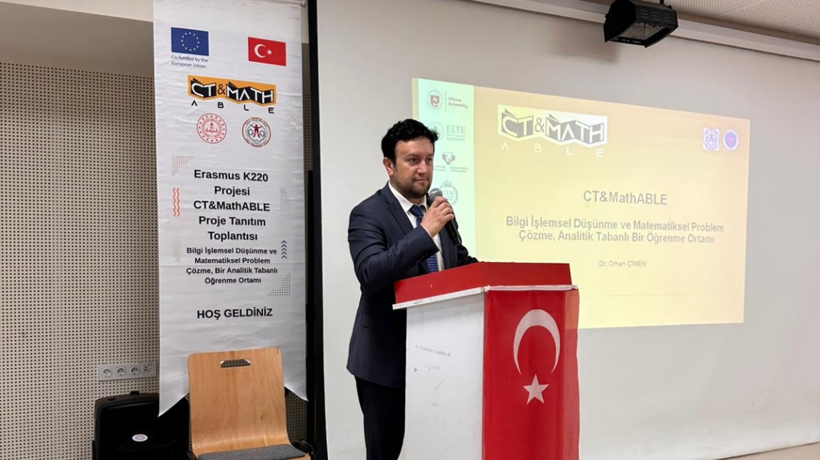 Erasmus K220 Projesi CT&MathABLE Proje Tanıtım Toplantımızı Yaptık.